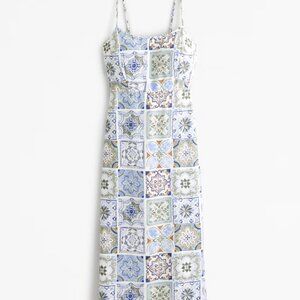 Abercrombie Scoopneck Slip Midi Dress